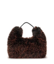 GUESS KATIA Bolso de hombro marr&oacute;n y negro multi - Bolsos Mujer - 1