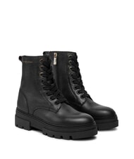 TOMMY HILFIGER BICOLOR Botas de cuero con cordones - Zapatos Mujer