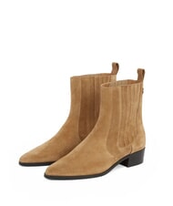 TOMMY HILFIGER COWBOY CHELSEA Botines de ante con punta puntiaguda - Zapatos Mujer