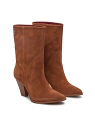 TOMMY HILFIGER MID COWBOY Botas tejanas de ante marr&oacute;n - Zapatos Mujer - 1