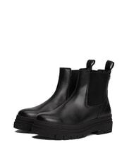 TOMMY HILFIGER TH Botines de piel estilo Chelsea negro - Zapatos Mujer - 1