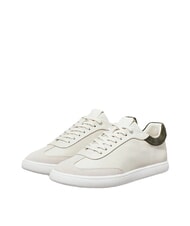 CALVIN KLEIN LP CUPSOLE LACE UP Zapatillas de cuero marr&oacute;n - Zapatos Mujer - 1