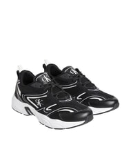 CALVIN KLEIN CK JEANS Retro Tennis Zapatillas de piel - Zapatos Hombre