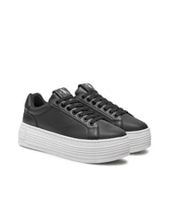 CALVIN KLEIN BOLD PLATF LOW Zapatillas de cuero negro - Zapatos Mujer - 1
