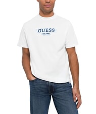 GUESS SMALL LOGO Camiseta de manga corta de corte regular purwhite - camiseta - 1