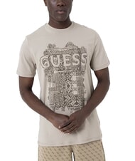GUESS FLOCK Camiseta de manga corta de corte regular - camiseta