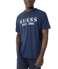 GUESS MARINA PRINT Camiseta de manga corta con bolsillo - camiseta