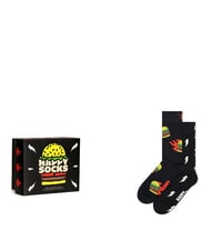 HAPPY SOCKS BLAST OFF BURGER Caja de regalo 2 pares de calcetines - Calcetines de hombre