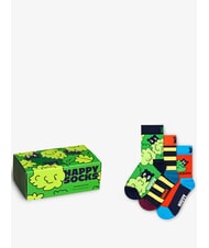HAPPY SOCKS KIDS PEEK-A-BOO Caja de regalo 3 pares de calcetines multicolor - Calcetines unisex - 1
