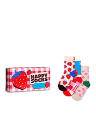 HAPPY SOCKS KIDS FRUITS & BERRIES Caja de regalo 3 pares de calcetines - Calcetines unisex