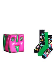 HAPPY SOCKS HYPER CUBE Set de regalo de 3 pares de calcetines. - Calcetines de mujer