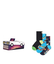HAPPY SOCKS KIDS CAR Caja de regalo 3 pares de calcetines - Calcetines unisex