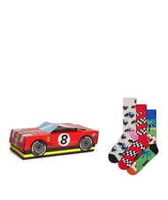 HAPPY SOCKS TOP RACER Set de regalo 3 pares de calcetines rojo - Calcetines de hombre - 1
