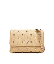 GUESS GIULLY 2 Bolso convertible de rafia con solapa lalie belleza natural - Bolsos Mujer - 1