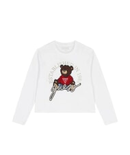 GUESS KIDS Camiseta de manga larga con osito de peluche - Camiseta ni&ntilde;o