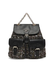 GUESS GIRLS TWEED Mochila de tela con bolsillos jetbla - Bolsos Mujer - 1
