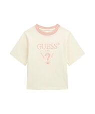 GUESS KIDS MINI ME Camiseta de manga corta con logo bordado dovwhi - Camiseta ni&ntilde;o - 1