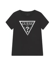 GUESS KIDS Camiseta con estampado de logotipo en forma de tri&aacute;ngulo - Camiseta ni&ntilde;o