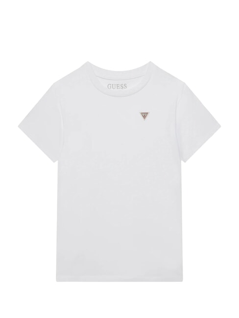 GUESS KIDS Camiseta de manga corta con escudo del logotipo purwhite - Camiseta ni&ntilde;o