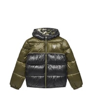 GUESS KIDS Chaqueta de plum&oacute;n infantil bicolor con capucha - Chaquetas de beb&eacute;