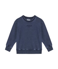 GUESS LS ACTIVE Sudadera de cuello redondo para ni&ntilde;os chico vintage azul era - Sudadera Beb&eacute; - 1