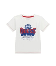 GUESS KIDS Camiseta de manga corta para ni&ntilde;os purwhite - Camiseta ni&ntilde;o - 1