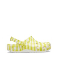 CROCS CLASSIC GINGHAM Zapatillas de estar por casa con estampado de sabot para mujer lirio de d&iacute;a - Zapatos Mujer - 1