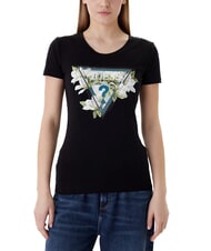 GUESS CAMELIA TRIANGLE Camiseta de manga corta con estampado y aplicaciones - camiseta