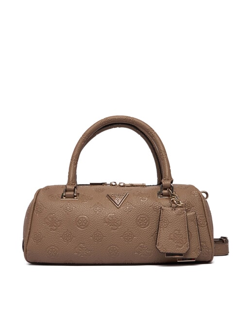 GUESS CRESIDIA 2 Bolso de hombro con correa para el hombro logotipo de color topo oscuro - Bolsos Mujer