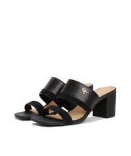 TOMMY HILFIGER TH Sandalia mule de piel con tac&oacute;n ancho - Zapatos Mujer