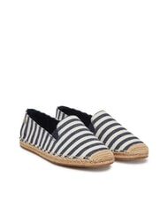 TOMMY HILFIGER TH Alpargatas de lona estiramiento aut&eacute;ntico - Zapatos Mujer - 1