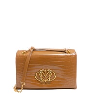 LOVE MOSCHINO CROCO Convertible Bolso de hombro/bandolera camello2 - Bolsos Mujer - 1