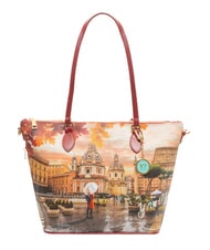 YNOT YESBAG Bolso de compras mediano de hombro rome raining - Bolsos Mujer - 1