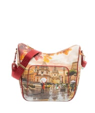 YNOT YESBAG Bolso de hombro tipo hobo con bolsillo rome raining - Bolsos Mujer - 1