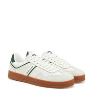 TOMMY HILFIGER TH GREENWICH Zapatillas de cuero marfil - Zapatos Hombre - 1