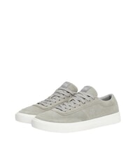 TOMMY HILFIGER TH CUPSET SUEDE Zapatillas de cuero plata antigua - Zapatos Hombre - 1