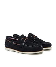 TOMMY HILFIGER TH BOAT CORE Mocasines de piel de ante cielo del desierto - Zapatos Hombre - 1