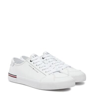 TOMMY HILFIGER CORE CORPORATE Zapatillas de cuero blanco - Zapatos Hombre - 1