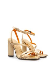TOMMY HILFIGER TH GOLD BLOCK Sandalias altas de piel - Zapatos Mujer