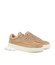 TOMMY HILFIGER MODERN COURT Zapatillas de piel para mujer piedra arcillosa - Zapatos Mujer - 1