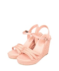 TOMMY HILFIGER ELENA Sandalias de cu&ntilde;a con alpargatas rosa - Zapatos Mujer - 1