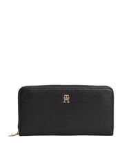 TOMMY HILFIGER TH ICON Cartera con cremallera negro - Carteras Mujer - 1