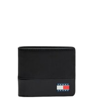 TOMMY HILFIGER TJ HERITAGE LEATHER Cartera de hombre negro - Carteras Hombre - 1