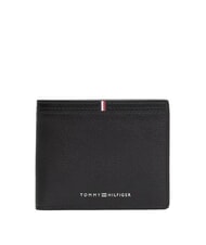 TOMMY HILFIGER TH CORP Cartera de cuero negro - Carteras Hombre - 1
