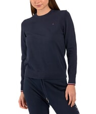 TOMMY HILFIGER TH Su&eacute;ter de cuello redondo para mujer cielo del desierto - Su&eacute;teres de mujer - 1