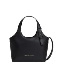 TOMMY HILFIGER TH LOGO Bolso de hombro, con correa para el hombro negro - Bolsos Mujer - 1