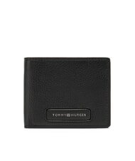 TOMMY HILFIGER TH MONOGRAM MINI Cartera de cuero negro - Carteras Hombre - 1