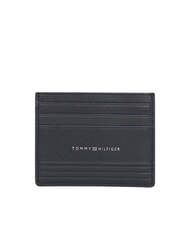 TOMMY HILFIGER TH BUSINESS Tarjetero plano de piel saffiano - Carteras Hombre