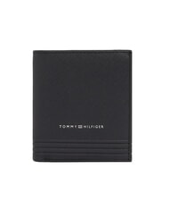 TOMMY HILFIGER TH BUSINESS Monedero vertical de cuero negro - Carteras Hombre - 1