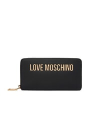 LOVE MOSCHINO BOLD LOVE Cartera grande con cremallera negro - Carteras Mujer - 1